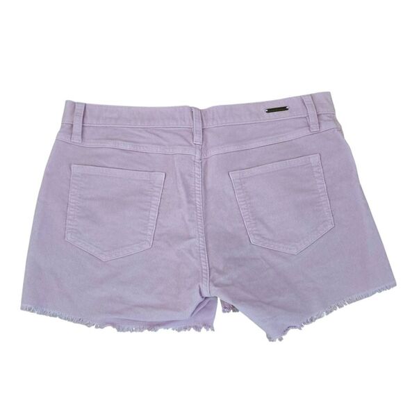 Carve Designs Corduroy 4" Shorts Womens Size 6 Purple Stretch Frayed Hem Zip Fly - Picture 5 of 6